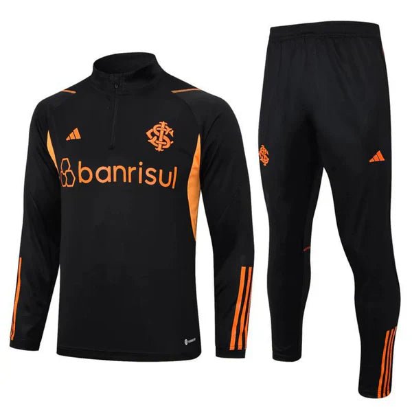 Conjunto Internacional 23/24 - Preto e laranja