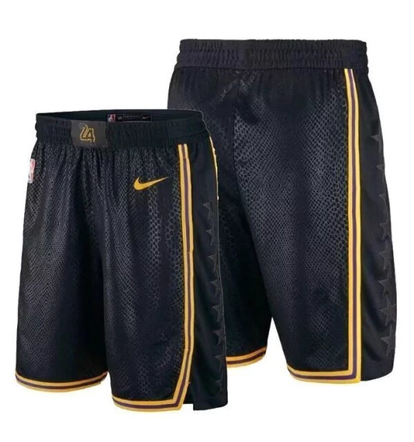 Bermuda NBA Los Angeles Lakers Mamba Edition Authentic - Preta