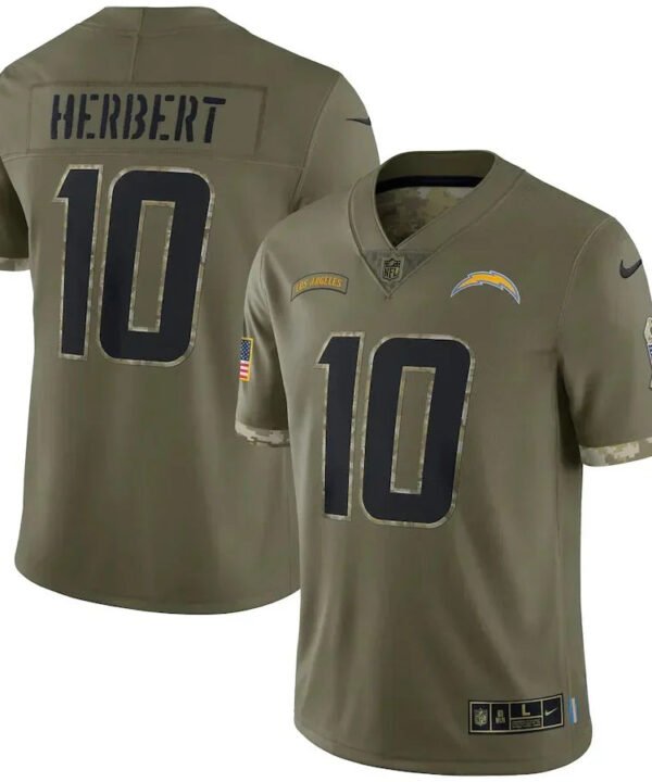 Camisa NFL Los Angeles Chargers Vapor Limited Jersey Salute To Service 2022