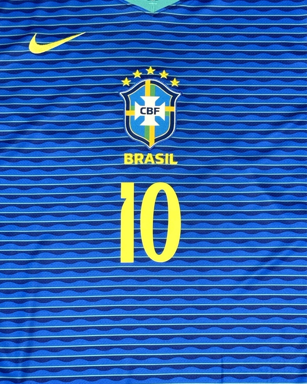 Camisa Da Seleção Brasileira 2024/25 Away Azul Nº 10 Neymar - - Imagem 5