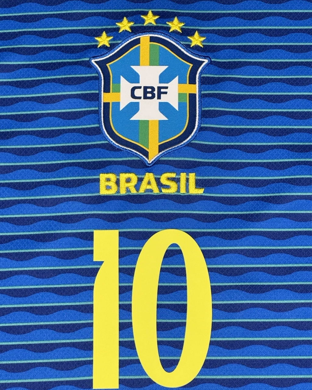 Camisa Da Seleção Brasileira 2024/25 Away Azul Nº 10 Neymar - - Imagem 6