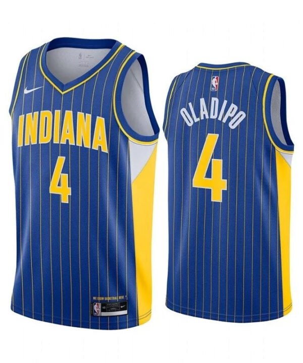 Regata NBA Indiana Pacers Swingman City Edition 20/21 Authentic Oladipo 4 - Azul