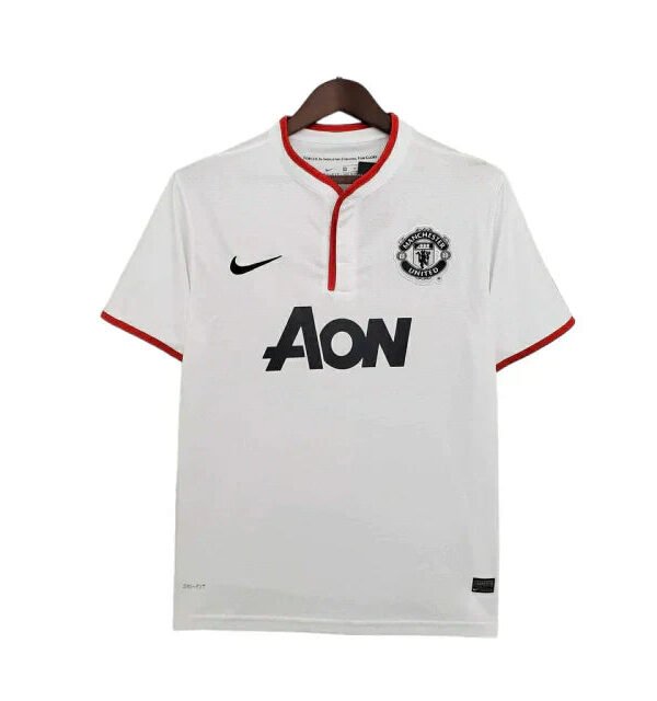 Camisa Manchester United Retrô 2013/2014 Branca -