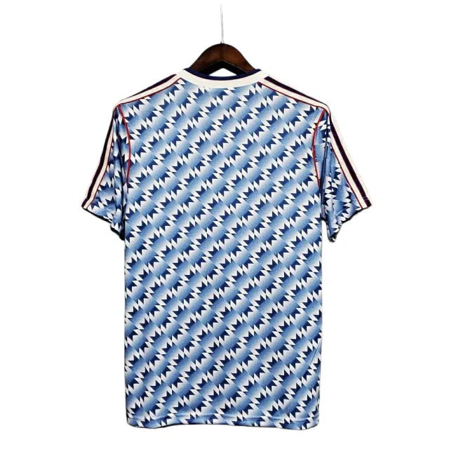 Camisa Manchester United Retrô 1990/1992 Azul e Branca - - Imagem 2
