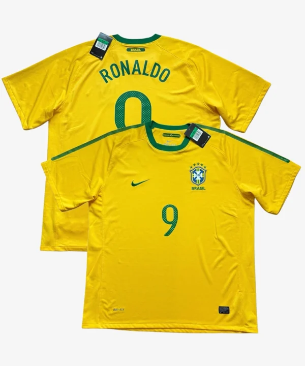 Camisa Da Seleção Brasileira 2010/11 Home Nº 9 Ronaldo - (Lendário R9 Da Copa Do Mundo)