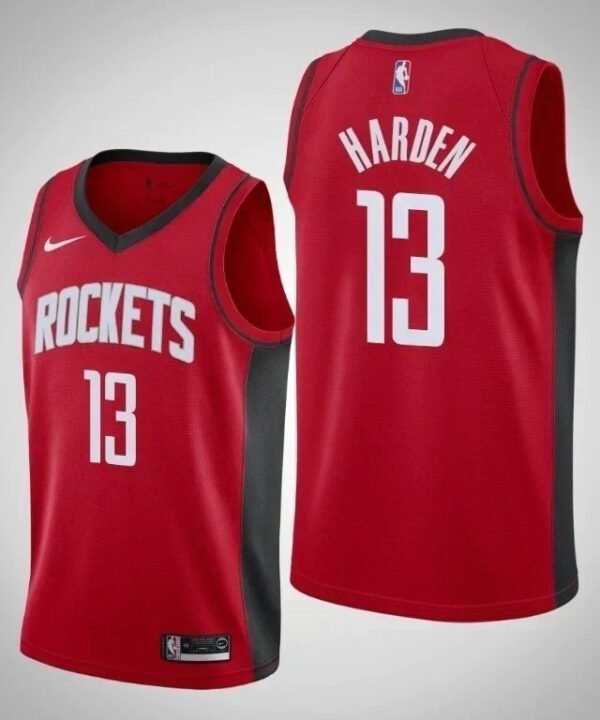Regata NBA Houston Rockets City 19/20 Edition Authentic Swingman Harden 13 - Vermelha