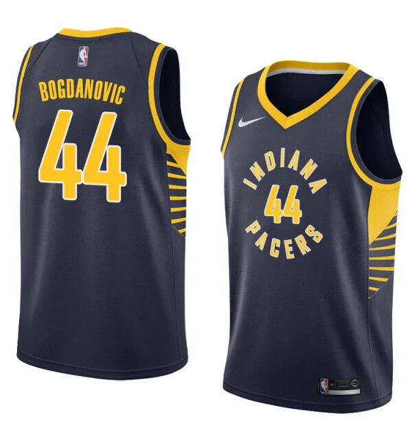 Regata NBA Indiana Pacers Swingman Authentic Bogdanovic 44 - Azul