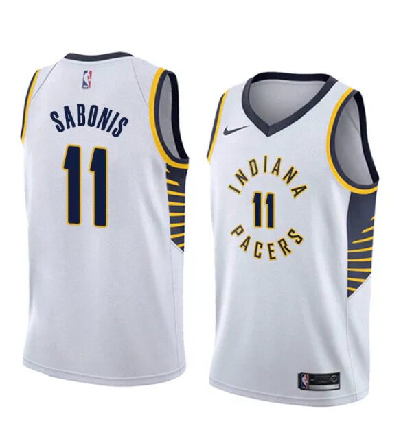 Regata NBA Indiana Pacers Swingman Authentic Sabonis 11 - Branca