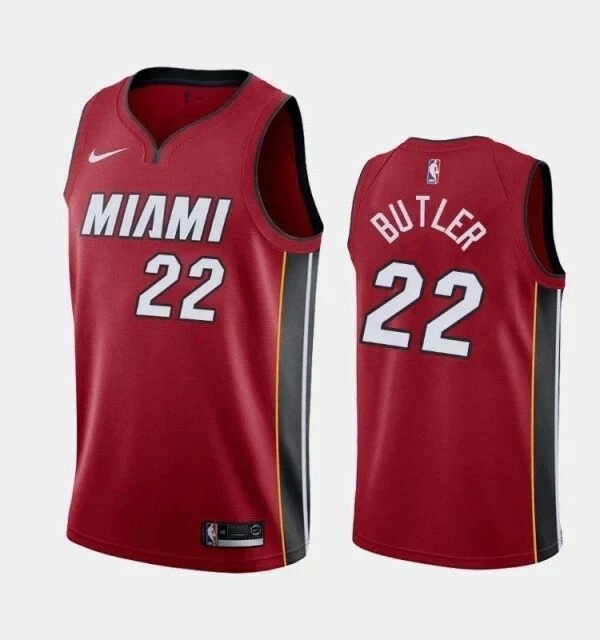 Regata NBA Miami Heat Authentic Butler 22 - Grená