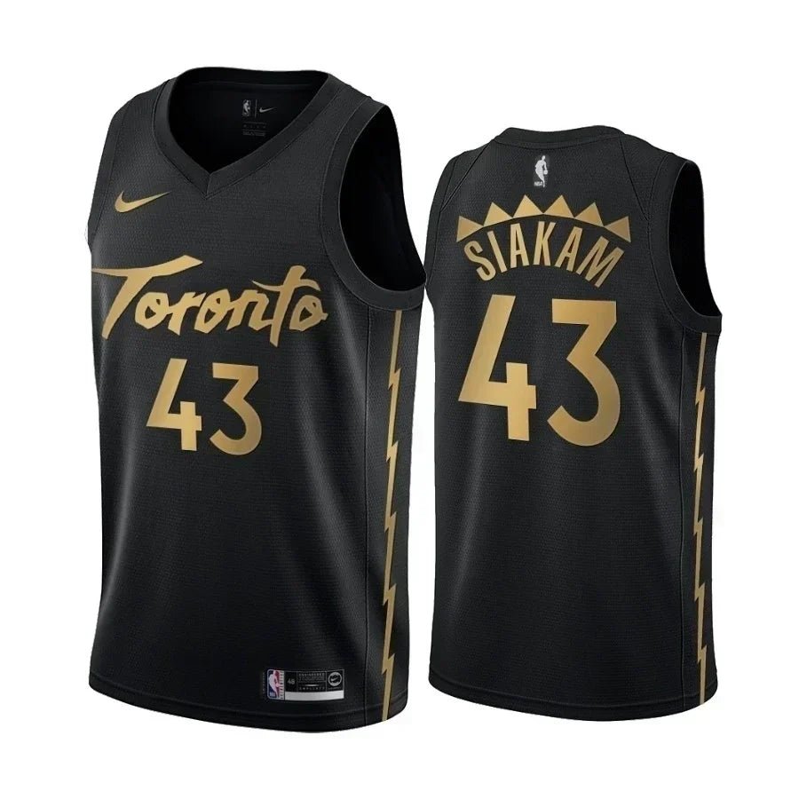 Regata NBA Toronto Raptors City Edition Swingman Authentic Siakam 43 - Preta