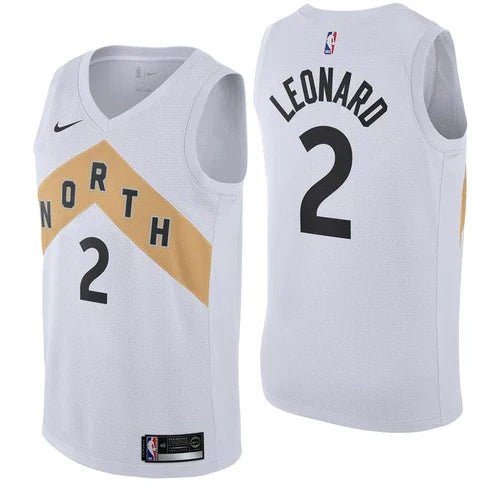 Regata NBA Toronto Raptors Authentic Swingman Leonard 2 - Branca