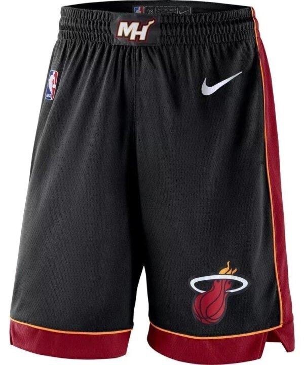 Bermuda NBA Miami Heat Authentic - Preta e Grená