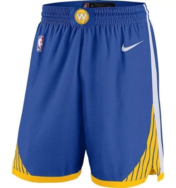Bermuda NBA Golden State Warriors Authentic - Azul