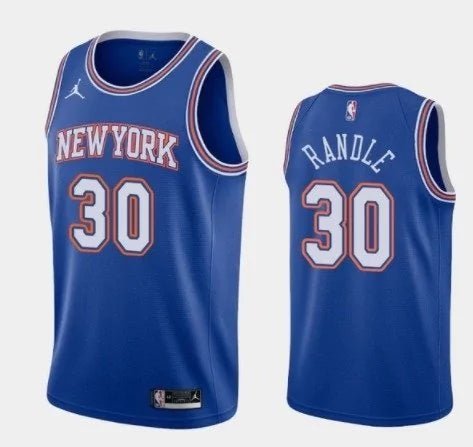 Regata NBA New York Knicks Edition 20/21 Authentic Randle 30 - Azul