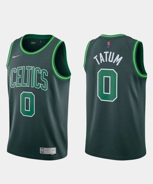 Regata NBA Boston Celtics Edition 20/21 Authentic Tatum 0 - Verde