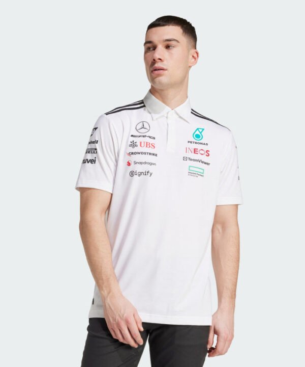 Camisa Polo Branca Mercedes - AMG Petronas Formula One Team