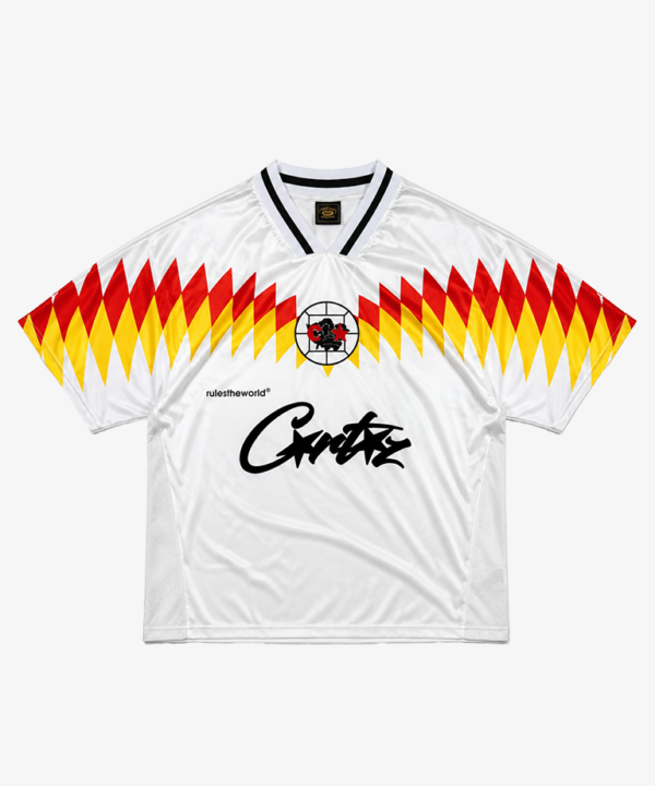 Corteiz Club RTW Football Jersey - Tee White